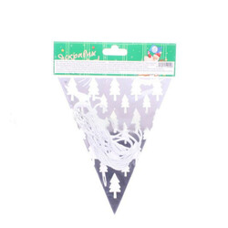 Гірлянда декор Трикутник з паперу(0250011124558)