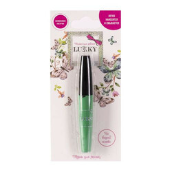LUCKY. туш д.вій, колір зелений, 8 мл, силікон.пензлик, блістер(4630073230989)