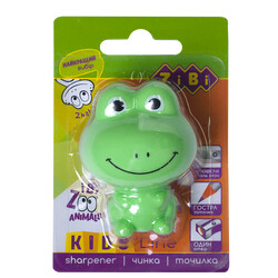 ZiBi. Точило Kids Line Жаба з контейнером на 1 отвір Зелена(4823078932051)