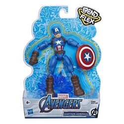 Hasbro. Фигурка Avengers Bend and flex Капитан Америка 15 см (5010993641888)