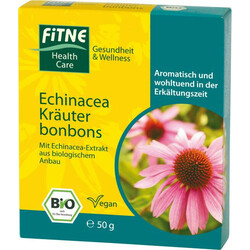 Fitne. Органічні льодяники Ехінацея від застуди, 50г(4017645006171)