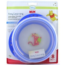 Nuk.  Тарелка пластиковая Disney, 8 мес+  (141532)