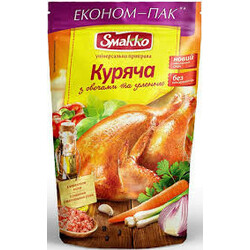 Smakko. Приправа куриная с овощами и зеленью универсальная 160 г (4820039294906)