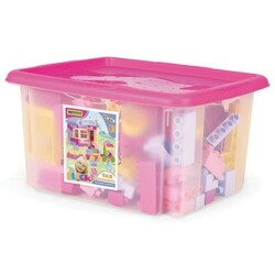 Wader.  Конструктор Wader Middle Blocks 132 элемента в коробке для девочек (41280)