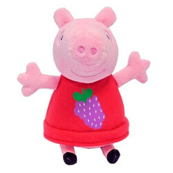 Peppa.  Мягкая игрушка - ПЕППА С ВЫШИТЫМ ВИНОГРАДОМ (20 см)  (29621)