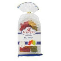 Luhders . Конфеты Большие медведи желейные 200г(4009371019310)