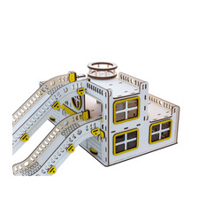 GoodPlay. Гараж для машинок 32х57х27 Гоночна база(G001)