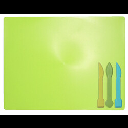 ZiBi. Дошка для пластиліну 25 х 19.3 см 3 стеки Зелена(4823078946836)