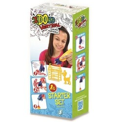 IDO3D.  Набор для дитячої творчості з 3D-маркером - ТВАРИНИ(155835)