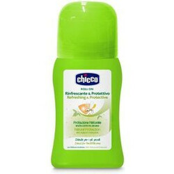Chicco. РОЛИК ЗАЩИТНЫЙ И ОСВЕЖАЮЩИЙ ANTI-MOSQUITO, 60 МЛ (8058664095162)