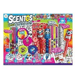 Scentos. Ароматний набір для творчості - ФРУКТОВА ВЕЧІРКА (маркери, маса д/леп.,ручки, накл.,раск