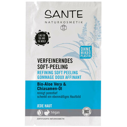Sante. Био-пилинг нежный Алоэ Вера и семена Чиа, 2x4 мл (4025089080305)