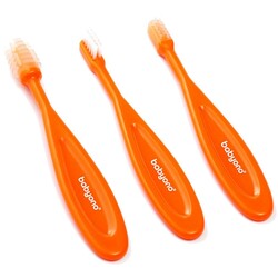 BabyOno. Набор зубных щёток, 3шт, 3+ (566)