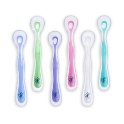 Nuby. Силіконова ложечка з кольоровими вставками(67658)