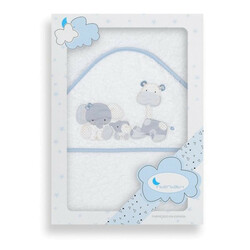 Interbaby. Рушник-куточок Interbaby Conejito Zoo блакитне(8000931)