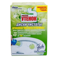 Туалетный Утенок. Диски чистоты для унитазов Цитрусовый бриз шт  (4823002004281)