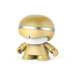 Xoopar. Акуст. система XOOPAR - Mini XBOY (7,5 cm, зол., c Bluetooth, зарядн.USB-каб, LED-подсв., ре