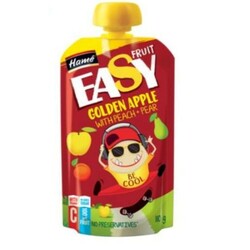 Hame. Фруктове пюре EasyFruit яблуко з персиком, грушею і бананом, 110 гр, 5м(788452)