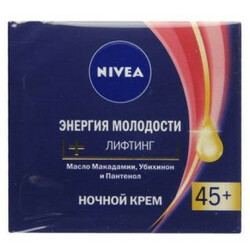 Nivea. Крем Енергія Молодості 45+ нічний 50 мл(4005900450968)