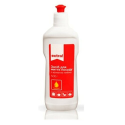 Extra! . Средство для мытья посуды с ароматом лимона 500г ( 4823096406107)