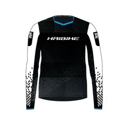 Haibike. Футболка "Freeride", довгий рукав, XS, чорно-білий(4055149242374)