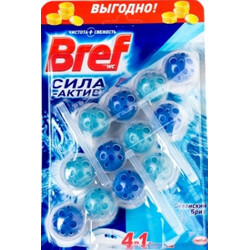 Bref. Блок туалетный Сила-актив Свежесть океана 3 по цене 2 3*50г (9000100753494)