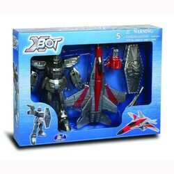 X - bot. Робот-трансформер(15 cм), літак, воїн(82020R)