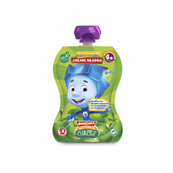 Маленькое счастье. Пюре Фиксики " Спелое Яблоко" 4 мес+ (МЯГКАЯ ПАЧКА) 90 г (003346)