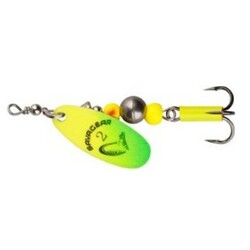Savage Gear. Блесна Gear Caviar Spinner №4 14g 07-Fluo Yellow / Chartreuse (1854.07.15)