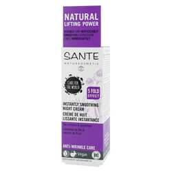 Sante. БИО-Крем ночной разглаживающий 5в1 против морщин, 30мл  (4025089081005)