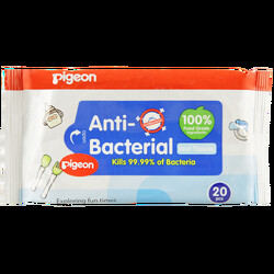 PIGEON. Серветки вологі антибактеріальні, 20 шт, арт. 26350(108690)