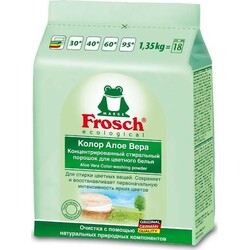Frosch. Бесфосфатный пральний порошок-концентрат Колор - Алое Віра 1350 гр(145698)