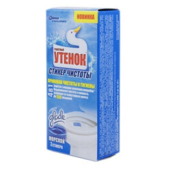 Туалетный Утенок. Стикер чистоты для унитаза Морской 3шт/уп (4620000430087)