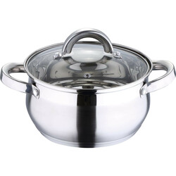 Wellberg. Кастрюля Wellberg с крышкой 1,7л WB1418 (6924691394559)