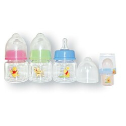 Lindo. Пляшка класична, кругла, з силіконовою соскою.  60 мл