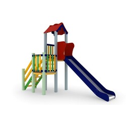 Kidigo. Дитячий комплекс Затишок, висота гірки 1,5 м(11244)