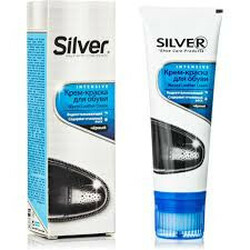 Silver. Крем для обуви черный тюбик 75мл ( 8690757000693)
