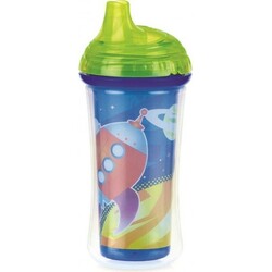 Nuby. Термопоильник c твердим носиком Click - it, 270мл, 9мес(10089)