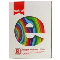 Extra!. Порошок стиральный Color автомат бесфосфат  400г (4824034048700)