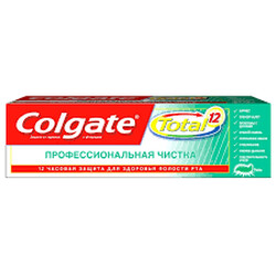Colgate . Паста зубна Total 12 Професиональная чищення гель 75мл(6920354816888)