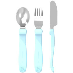 Twistshake. Набір столових приладів 3 шт Ясно-блакитної(69837)