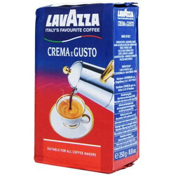 Lavazza. Кава Crema e gusto Classico мелена 250 г(8000070038769)