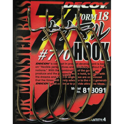 Decoy. Гачок Worm18 №5-0(4 шт-уп) (1562.00.26)