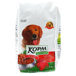 Повна Чаша. Корм для собак мясной 3кг (4824024024936)