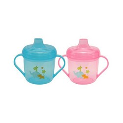Baby Team. Поильник с носиком и ручками, 180мл, 6мес+ (5001)