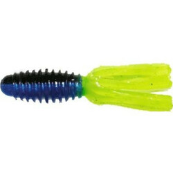 Big Bite Baitst. Силикон  Slab Tube 1.75" Blk Blu-Chrt Shine (1838.01.15)