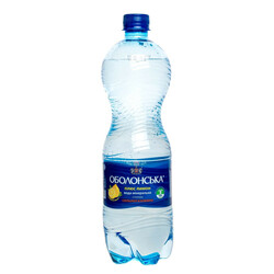Оболонь. Вода минеральная Оболонская + Лимон, 1л (9865060006079)