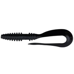 Keitech . Силікон Mad Wag Mini 2.5"(12 шт/упак) ц:001 black(1551.07.29)