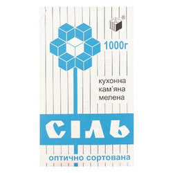 АРТЕМСОЛЬ. Соль Артемсоль кухонная каменная к/п 1000 г(4820002271729)