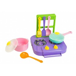 Тигрес. Набор посудки "Ромашка" с плитой 7 эл. (арт.39150)